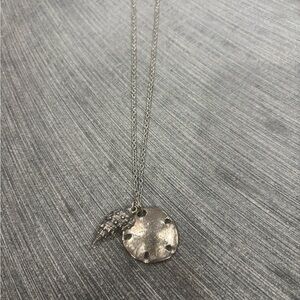 Seashell & Sand Dollar Pendant Necklace